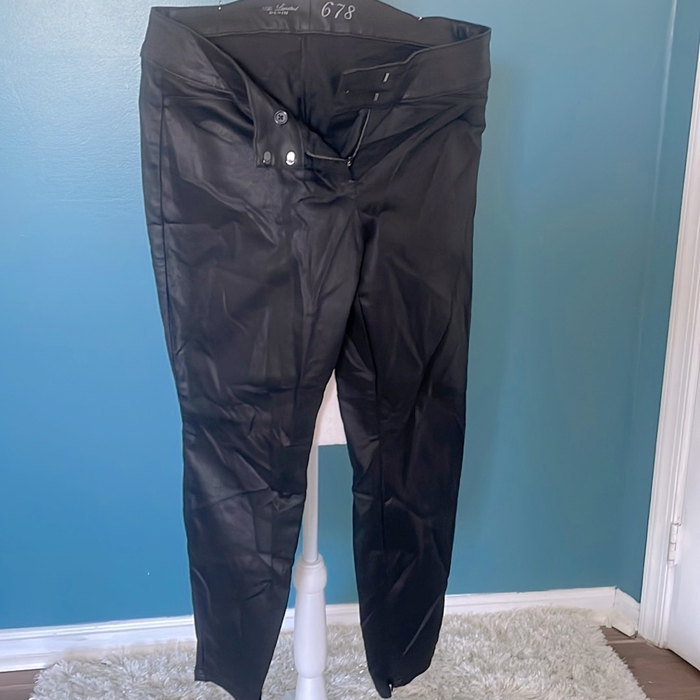 Black coated jeans